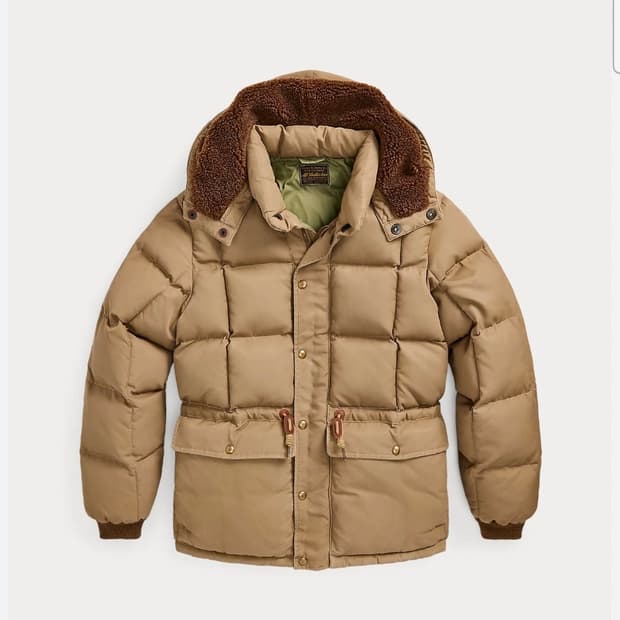 25fw 더블알엘 카라코람 다운자켓 xl