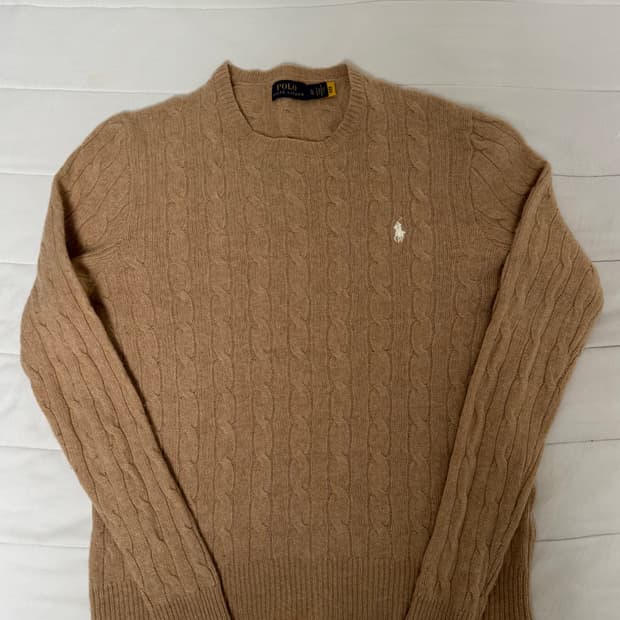 폴로 랄프로렌 신형 큐알택 케이블 니트