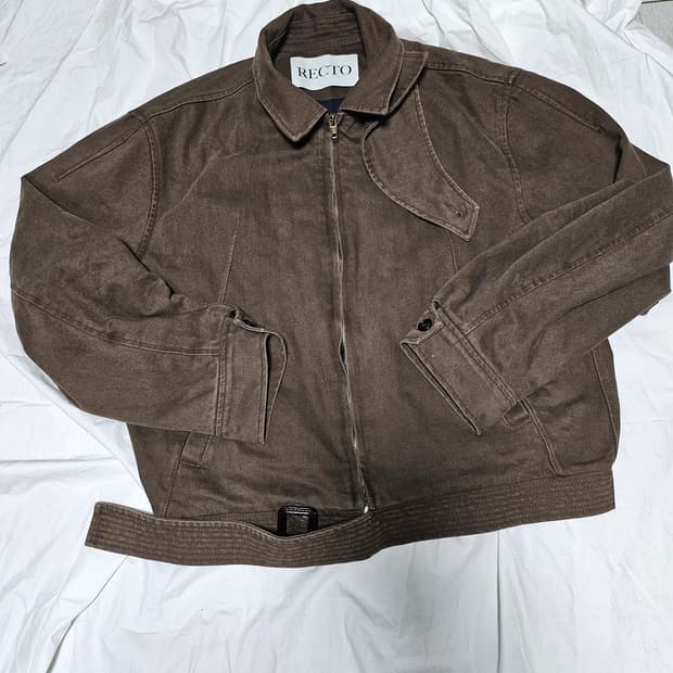 렉토 브라운 데님 자켓 M