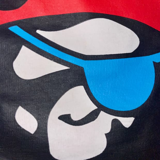 베이프 파일럿 컬렉션 해적 마일로 티셔츠 XL 