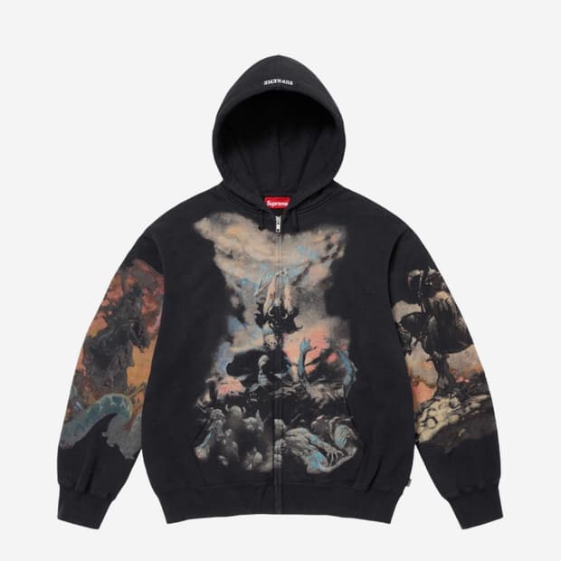 Supreme Frazetta Zip Up Hooded Sweatshir