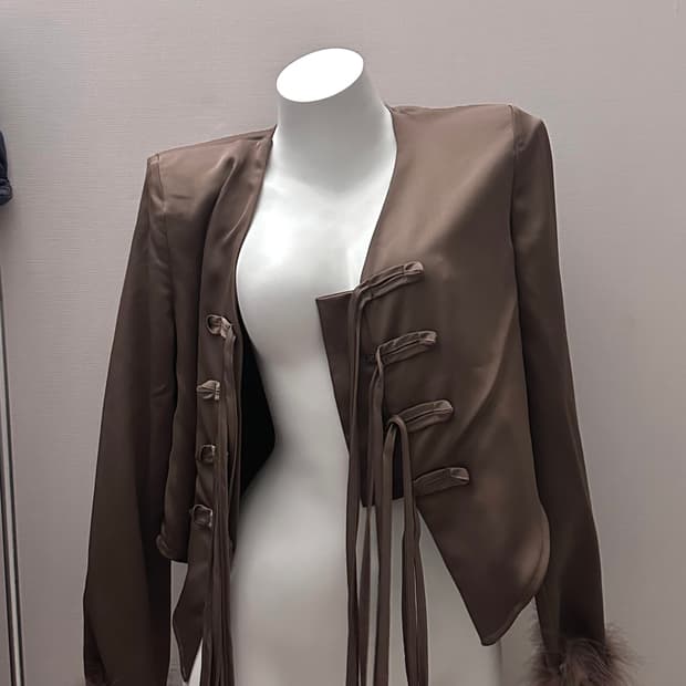빈티지 베이지브라운 자켓 