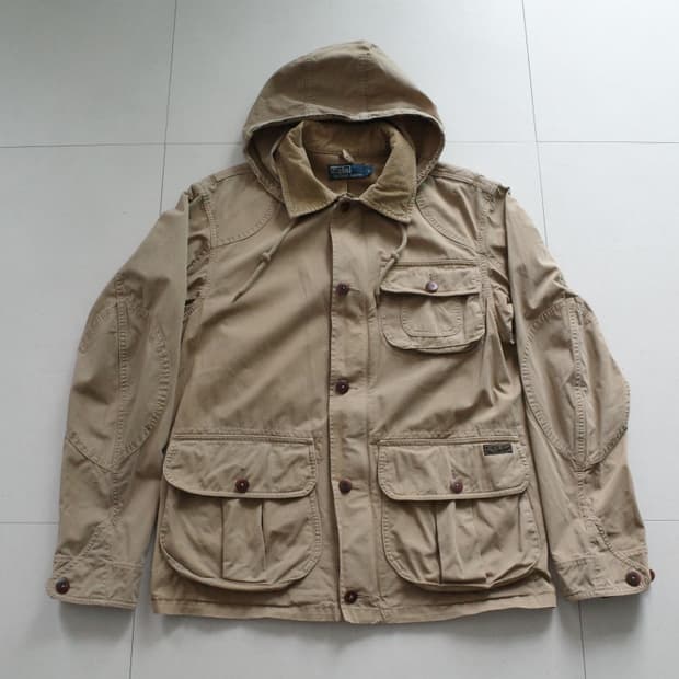 폴로 랄프로렌 모호크 헌팅 후드 필드 자켓 L