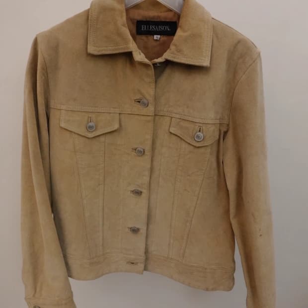 리얼레더자켓 스웨이드100