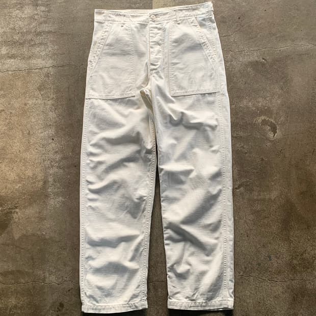 오어슬로우 퍼티그 팬츠 레귤러핏 에크루 3 size