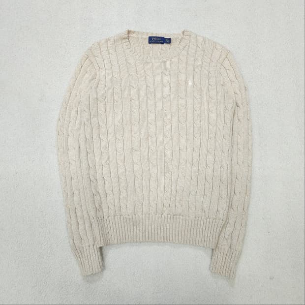 폴로 랄프 로렌 신형 케이블 니트 S