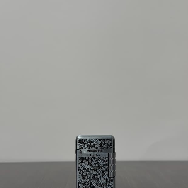 Vintage Floral Metal Lighter