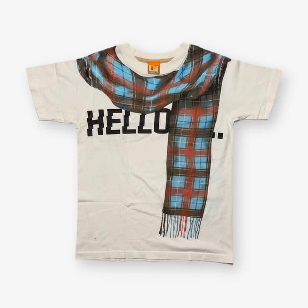 Beams Boy Scarf Graphic T shirt
