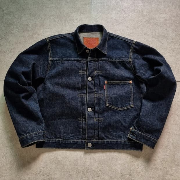 90s jpn 리바이스 1세대 대전복각 506 4버튼 데님자켓 38sz
