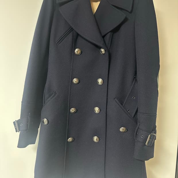 버버리 브릿 네이비 코트 FRA34