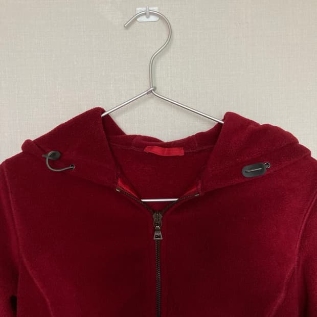 프라다스포츠 플리스 후드 집업