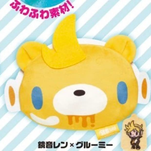 글루미베어x하츠네미쿠 페이스파우치 렌