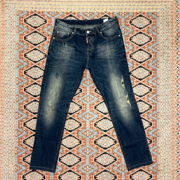 디스퀘어드2 중청 데님 팬츠 남성48