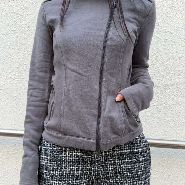 Armani Exchange Asymmetric Zip Rider JK