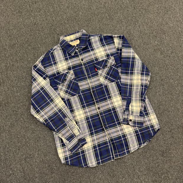 XL)리바이스 빈티지 플란넬 체크 셔츠