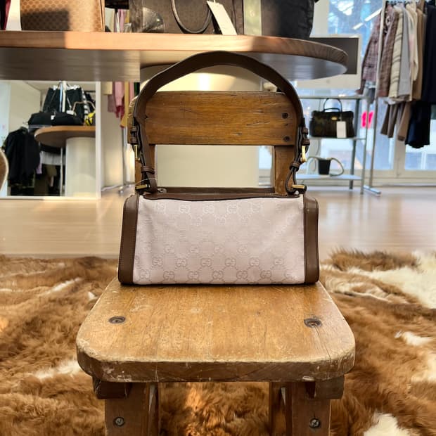 구찌 퍼플 GG 캔버스 숄더백