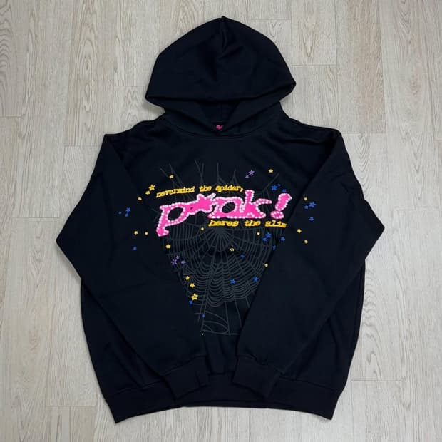 Sp5der p*nk! Hoodie 후드 시착1회