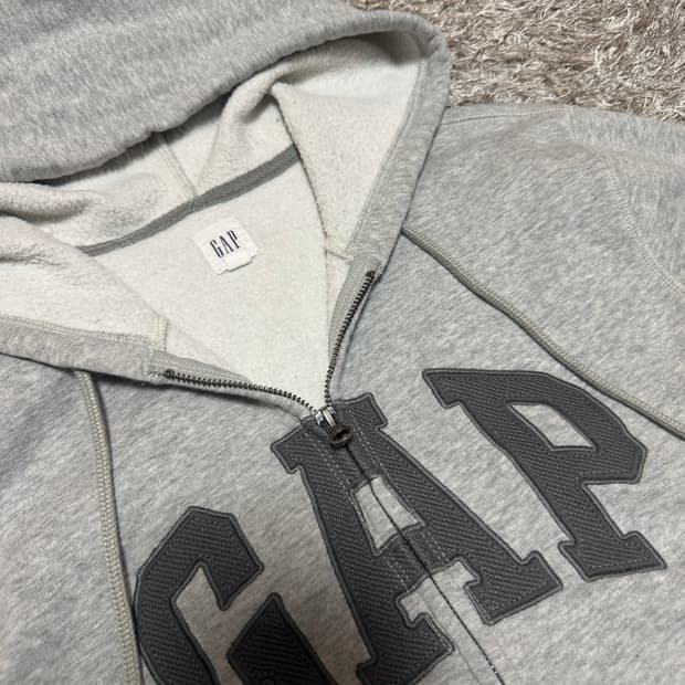 [L] GAP 갭 집업후드 그레이