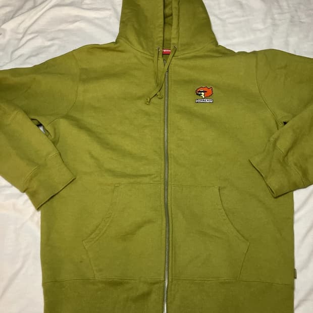 슈프림 곤즈 램 후드 집업 그린 L