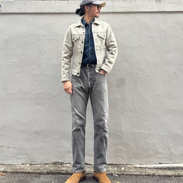 90년대 미국 리바이스 501 흑청