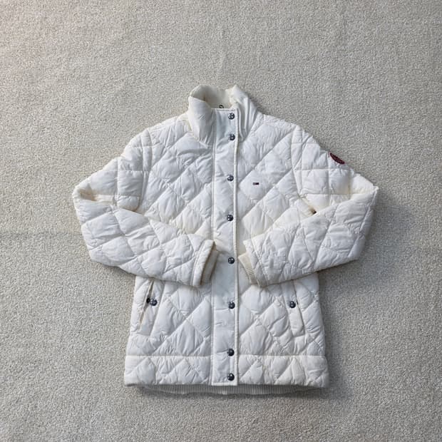 [XS] 타미힐피거 여성 퀄팅 경량 패딩 점퍼 1215J1