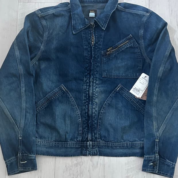 RRL 레이튼 데님 자켓 m 새상품
