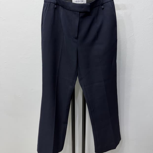 정품) rareview 레이브 한섬 네이비 팬츠 M