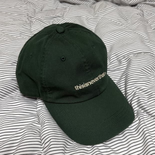 디스이즈네버댓 볼캡 그린
