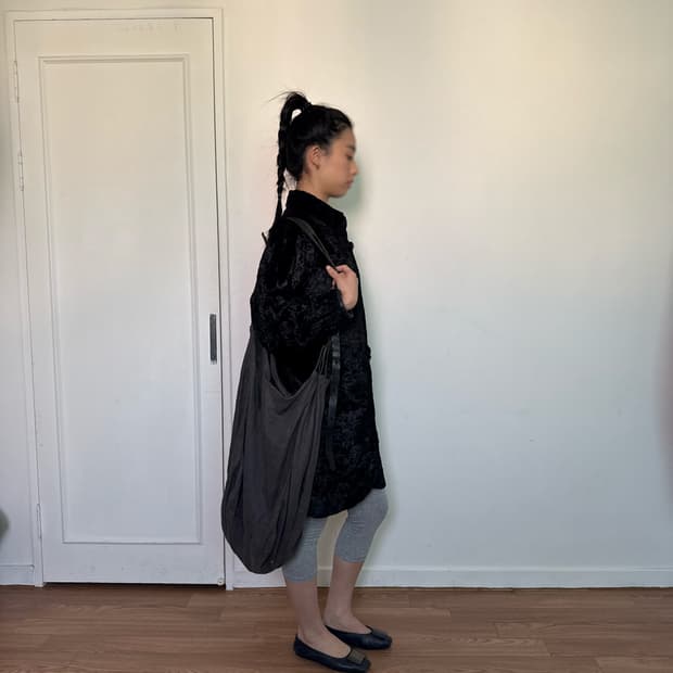 차이나 넥 카라 코트