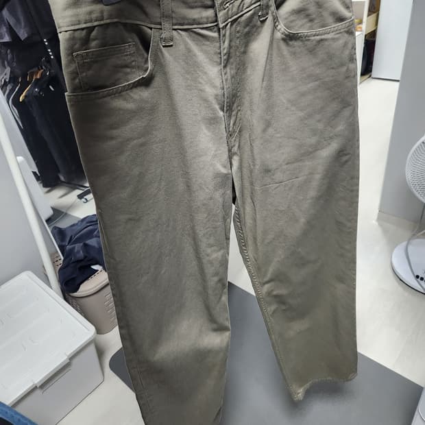 스테디에브리웨어 레귤러 트윌 코튼팬츠 올리브 1사이즈