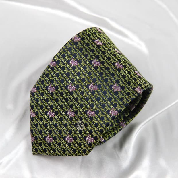 엠씨엠 8.5cm A+등급 강아지 남자 명품 넥타이 MCM