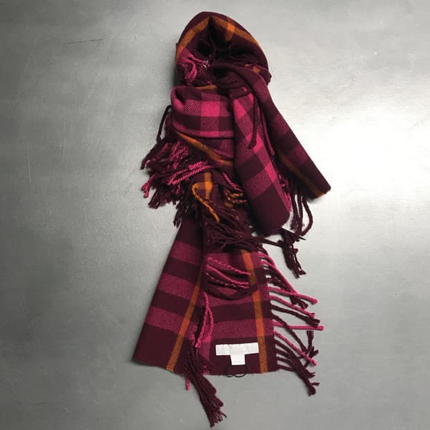 버버리 정품 머플러 핑크