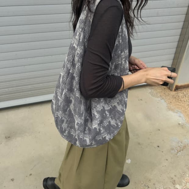 뮤로우 자카드 bag