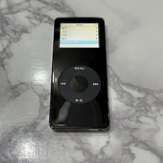 애플 아이팟 나노 1세대 블랙 1GB | 레트로 MP3 감성