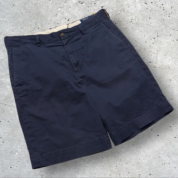 [33] 폴로랄프로렌 신형 큐알 네이비 반바지 면바지 C557