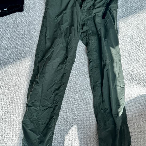 (2xl xxl) 그라미치 패커블 나일론 조거 팬츠 - 올리브카키
