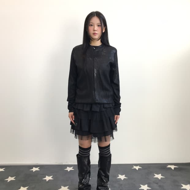 GIORGIA FOR ME Black Virgin Wool Twinset