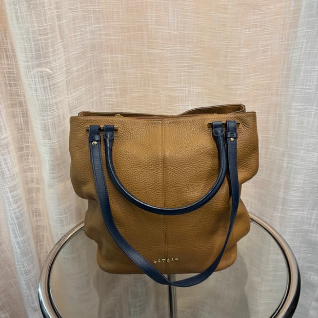 정품 러브캣 가죽 투웨이 토트백   