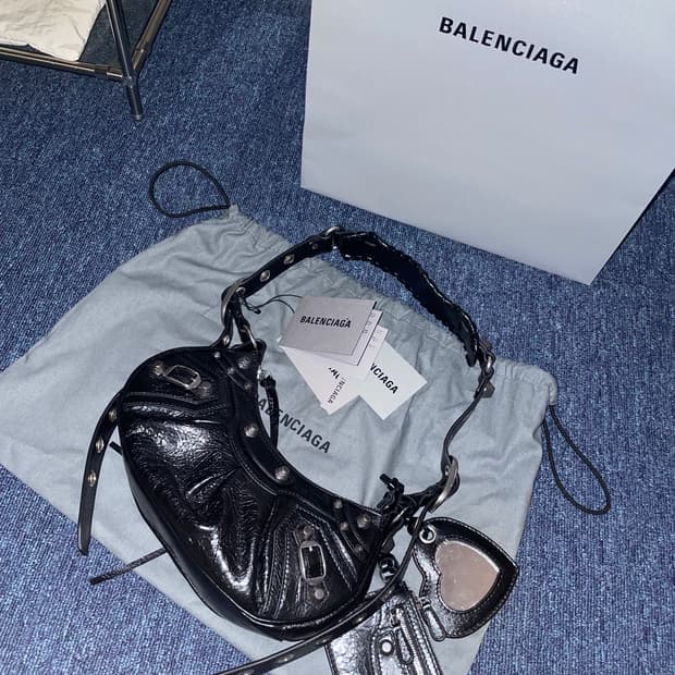 [광주신세계] 발렌시아가 르카골 XS 블랙 (가방+지갑+거울)