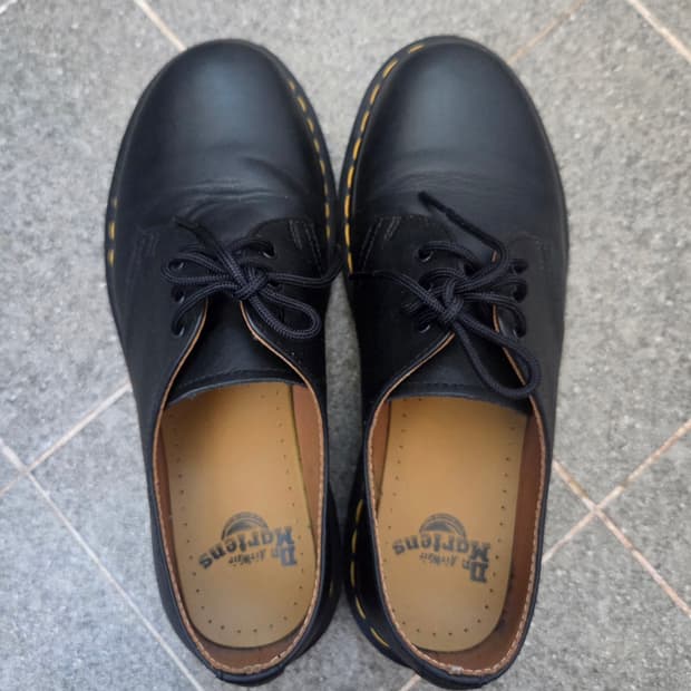 [UK7 260] 닥터마틴 1461 나파 블랙 3홀 (스무스 X !!)