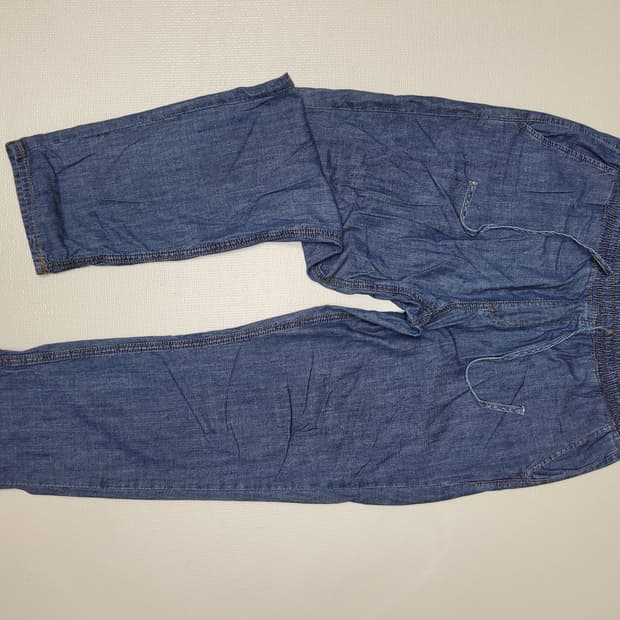 스파오 SPAO 남자 밴딩 청바지 34 블루