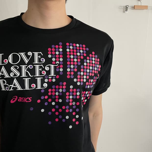 asics LOVE BASKET BALL…..t shirts