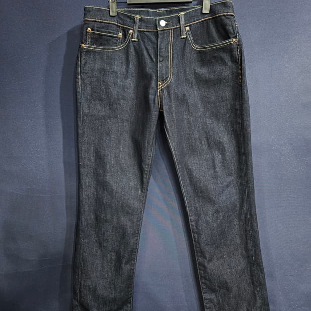 리바이스 511 네이비 남성 허리 34 데님팬츠 