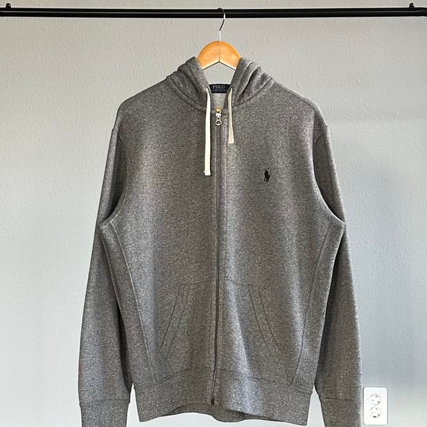 [L]폴로 랄프로렌 그레이 기모 후드집업