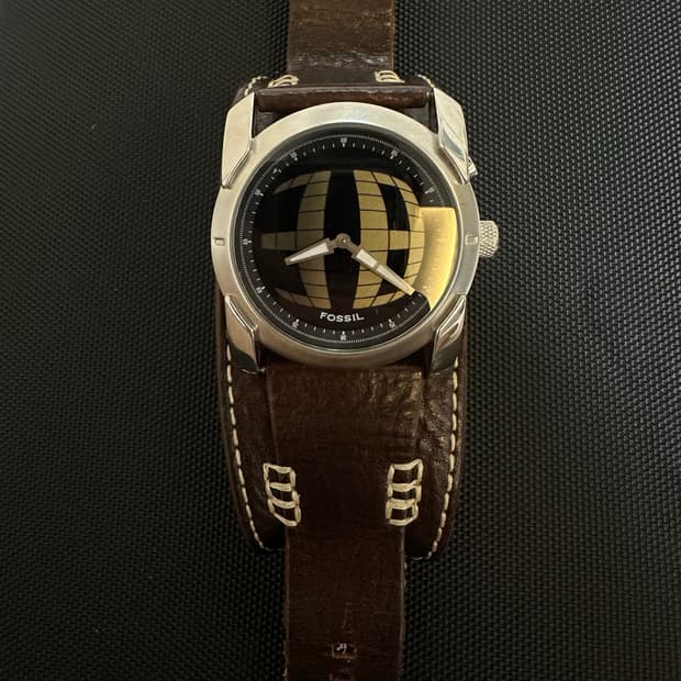 빈티지 파슬 빅틱 뱅글 시계 fossil bangle bigtic