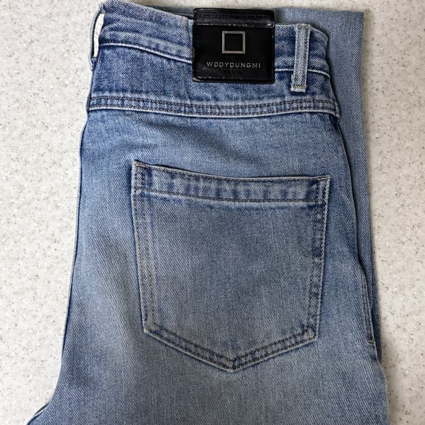 우영미 디스트레스드 데님