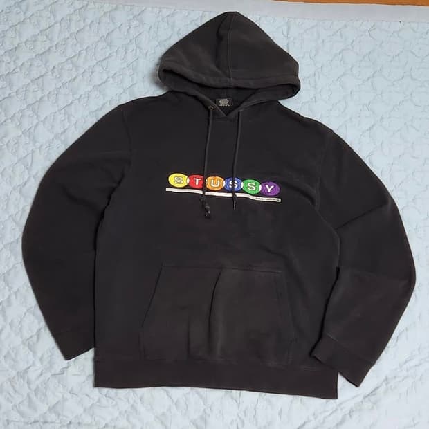 스투시 희귀 00s 빈티지 후드티 (국내 X)