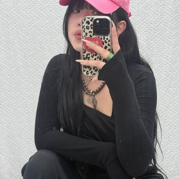 푸부 FUBU Y2K 대장급 00's 핫핑크 볼캡 C08512