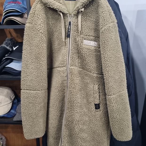 guess)) 게스 후드 롱 집업 플리스 105~110(xL)