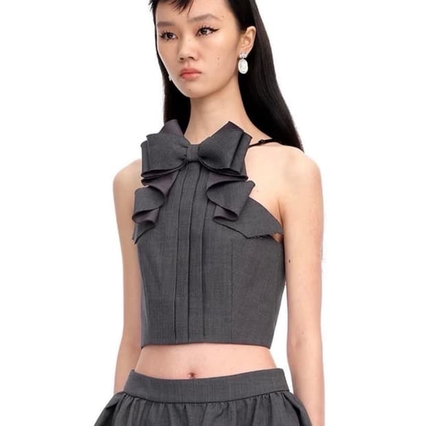 슈슈통 보우 뷔스티에탑